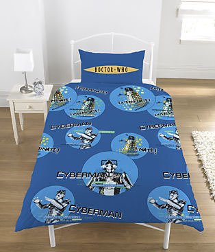 Official DOCTOR WHO CYBERMAN  Single Duvet Cover Bedding Set 100% GENUINE product
