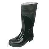 Produkt-Bild: S5 Gummistiefel SAFETYWORK schwarz , PVC, Stahlkappe , Stahlsohle, k&uuml;rzbarer Schaft