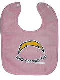 San Diego Chargers Pink Baby Bib
