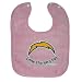 San Diego Chargers Pink Baby Bib