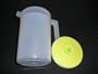 Tupperware Classic Sheer 2 Quart Pitcher Green and White Seal