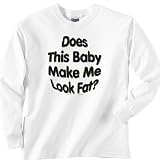 Baby Makes Me Look Fat - Pregnancy Crew Neck Sweatshirt