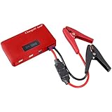 Digital Treasures ChargeIt! Jump Portable Power Pack and Jump Starter -Retail Packaging - Red