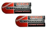 2 x (pair/set) Dodge Ram Cummins (Big C) Ho Turbo Diesel Engine Emblems Badge Red/black