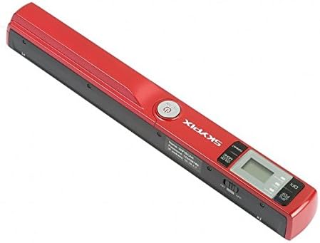 Skypix TSN44W Protable Wifi Scanner Wireless Document Scanner, Up to 900DPI Scanning Resolution, Red