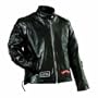 Diamond Plate Ladies Leather Moto JACKET- 2X
