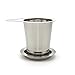 Zicome Stainless Steel Reusable Coffee Tea Filter, Fine Mesh, Tea Infuser with Lid