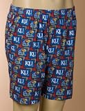 Kansas State Wildcats Knitted Cotton Pattern 2 Boxer Shorts - NCAA College Athletics