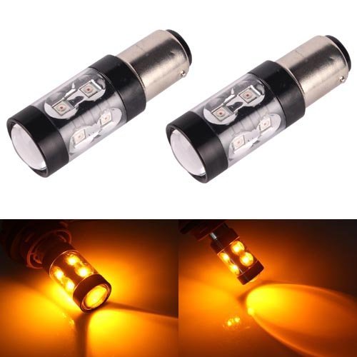 JDM ASTAR Super Bright Max 50W High Power 1156 1141 1073 7506 LED Bulbs ,Amber Yellow