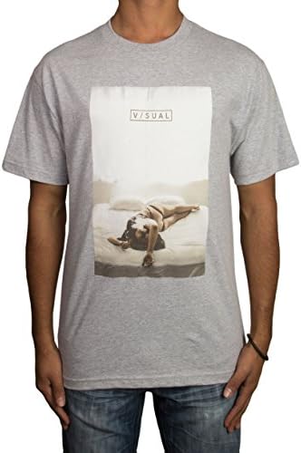 Visual by Van Styles Men's Mellow T-Shirt, Grey, Medium
