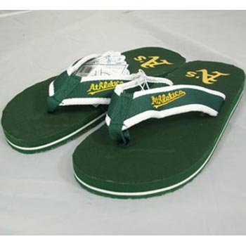 Oakland Athletics MLB Contoured Flip Flop Sandals - XL