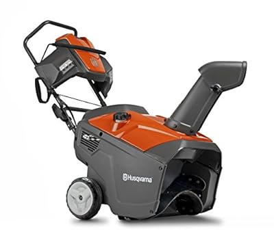 Husqvarna 961830004 208cc Single Stage Electric Start Snow Thrower, 21-Inch
