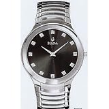 Bulova Watches, Bulova Mens Diamonds in Stainless Steel Or Gold with Diamond Markers and or Bezel... by Bulova