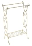 Small Antique Ivory Quilt Rack - IMAX - 7795