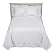 Simply Shabby Chic White Heirloom Comforter Set - Full/Queen