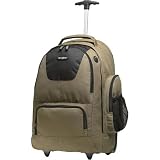 Sporting Goods : Samsonite 17896-1477 Wheeled Backpack - Black and Khaki