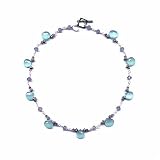 Peruvian Opal Chalcedony Briolette Necklace