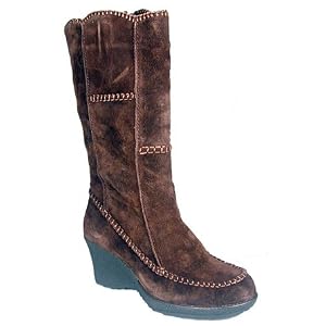Buy Earth Spirit Ladies Freesia Brown Suede Casual by Earth Spirit