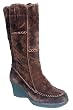 Earth Spirit Womens Freesia Brown Suede Boots