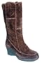 Earth Spirit Womens Freesia Brown Suede Boots shoe Sz: 8.5