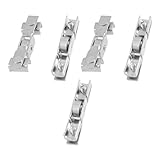 uxcell　戸車　金属　シングル軸　ウィンドウ　サッシ　プーリー　ドアスライドローラ　5 個入り