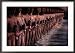 Ancient Buddha Statues Lining Walls of Wat Mahathat in Sukhothai Historical Park, Thailand Framed Photographic Poster Print by Cheryl Conlon, 35x25