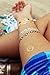 Flash Tattoos - Goldfish Kiss H2O - Authentic Metallic Temporary Tattoos