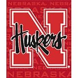 Nebraska Cornhuskers Fleece NCAA Blanket (031 Series) by Northwest (50x60)