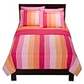 Home Brights Warm Stripe Bedding Collection - Orange