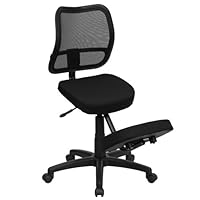 Ergo Mesh Kneeling Office Chair - Black