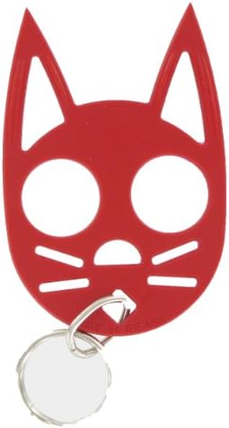 The Cat Personal Safety Keychain -Red