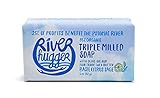 River Hugger Soap with Organic Ingredients, Organic Olive Oil and Shea Butter, Basil Citrus Sage Scent, 5 Ounce