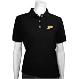 Purdue Boilermakers Black Ladies Velocity Polo