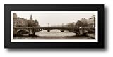 PONT NOTRE DAME 40x16 Framed Art Print by White, Milla