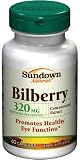 Sundown Bilberry Capsules - 60-Count Bottles (Pack of 2)