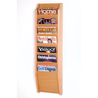 Image of Wooden Mallet MR36-7LO Magazine Rack