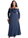 41zp4GrbTsL. SL160  IGIGI by Yuliya Raquel Plus Size Opium Gown in Sapphire Blue