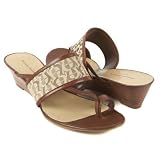 Etienne Aigner Giselle Brown wedges by Etienne Aigner