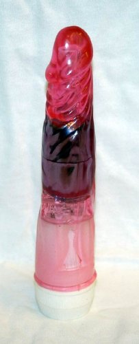 Crystal Penis Lite Red Vibrator