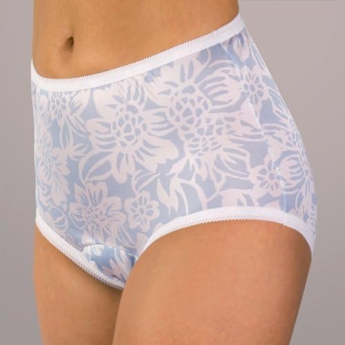 Prime Life Fibers L20LARGE Wearever Large WoMens Floral Fancy Incontinence Panties