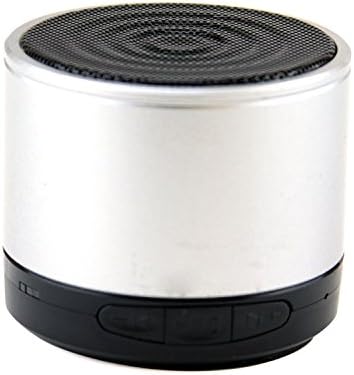 LB1 High Performance New Wireless Bluetooth Mini Speaker for Dell Inspiron 660s i660s-2312BK Desktop with Hands-Free Speaker Phone and Micro SD card slot (Silver)