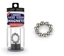Magcraft NSN0620 1/4-Inch Rare Earth Sphere Magnets, 10-Count