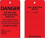 LAB-SPT1 - STANDARD SCAFFOLD TAGS