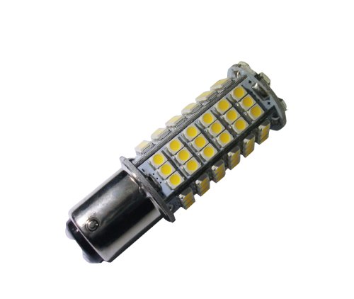 GRV Ba15d 1076 1142 High Bright Car LED Bulb 102-3528 SMD DC12V Warm White Pack of 10 On Sale
