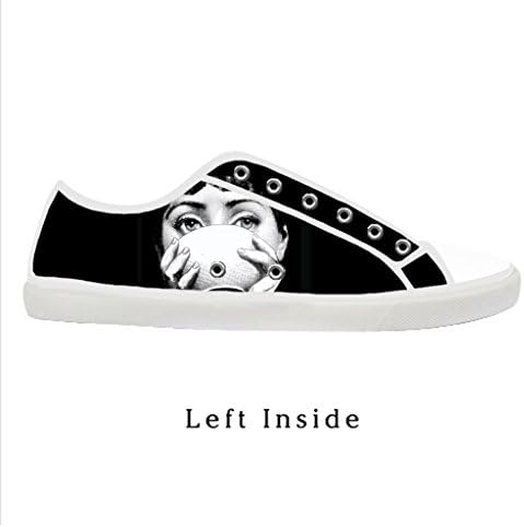 Custom Fornasetti faceTea cup TeaCup Women's Canvas Shoes US6 Fashion Shoes for Women