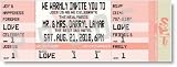 Newlyweds Ticket Announcements