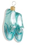 Ornaments To Remember Boat Shoes (ocean) Hand-Blown Glass Ornament
