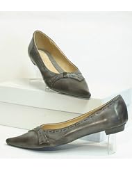 Ballerina Damenschuhe spitz braun