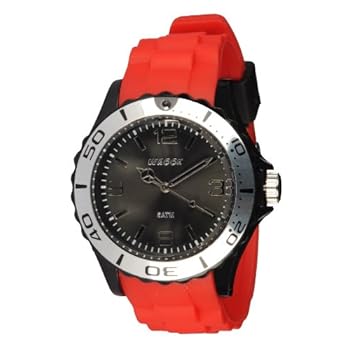Waooh - Montre STM42 Bicolore - Rouge & noir Waooh - Montre STM42 Bicolore - Rouge & noir