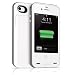 Mophie Juice Pack Plus Case and Rechargeable Battery for iPhone 4/4S - White (Verizon, AT&T and Sprint)
